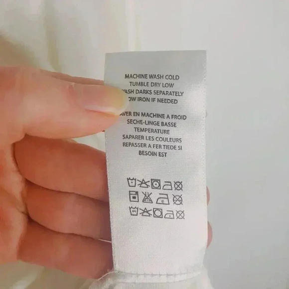 Eri + Ali White High Neck Flowy Peasant Blouse Lace Cottagecore Coquette Size M - Picture 7 of 9